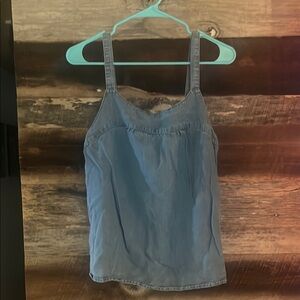 GAP Blue Denim Camisole Top